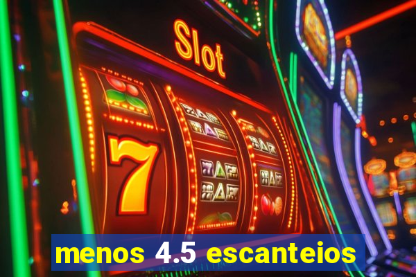 menos 4.5 escanteios